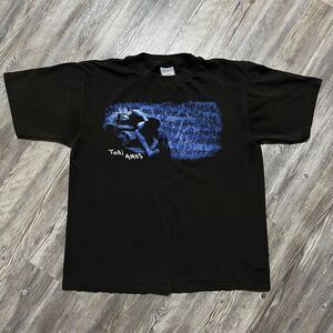 Vintage Single Stitch 1998 Tori Amos Plugged Tour Black Shirt L